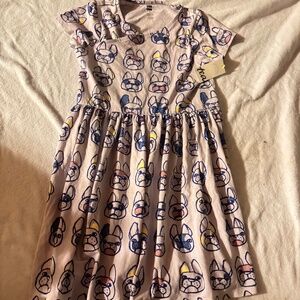 NEW TEA COLLECTION dog print dress size 10 back to school style